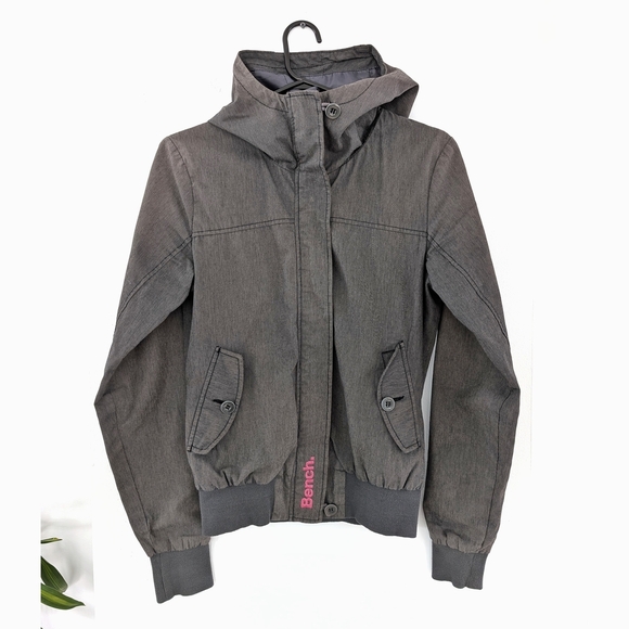 Bench Gray Hooded Jacket - Picture 1 of 11